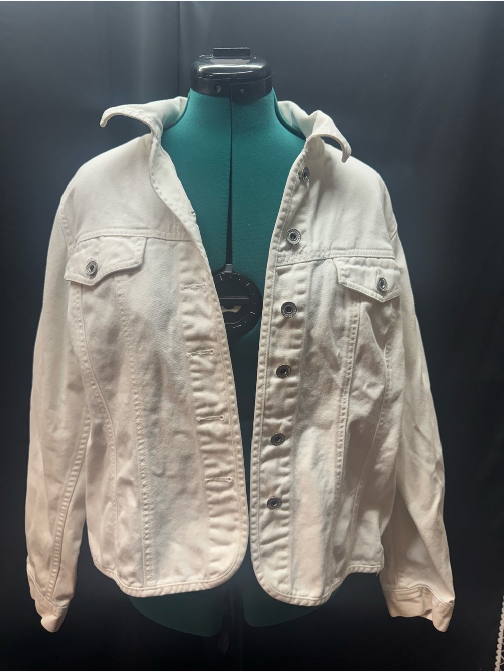 White Denim Jacket for Women
